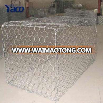 Hexagonal gabion wood box retaining wall wire mesh