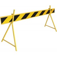 Portable Plastic Road Crash Driveway Barricades Portable Highway Guardrail